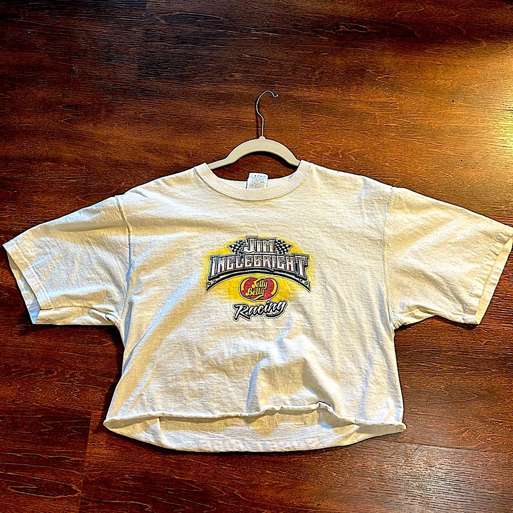 Vintage Nascar Jelly Belly Cutoff Tee